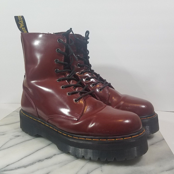 dr martens red jadon